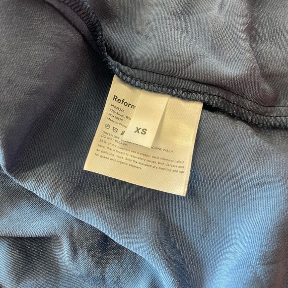 Reformation Blue Velvet Boheme Mini Wrap Dress XS - Picture 12 of 12